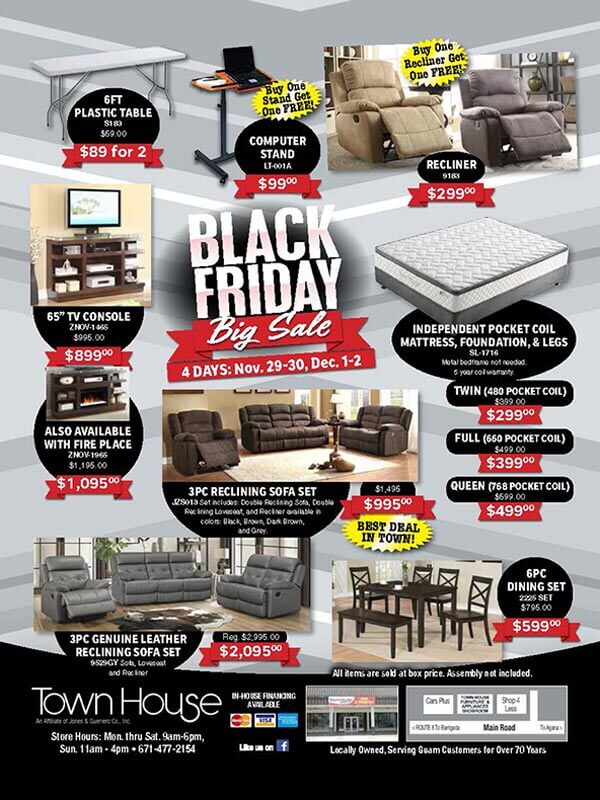 Specials Guam Town House Furniture