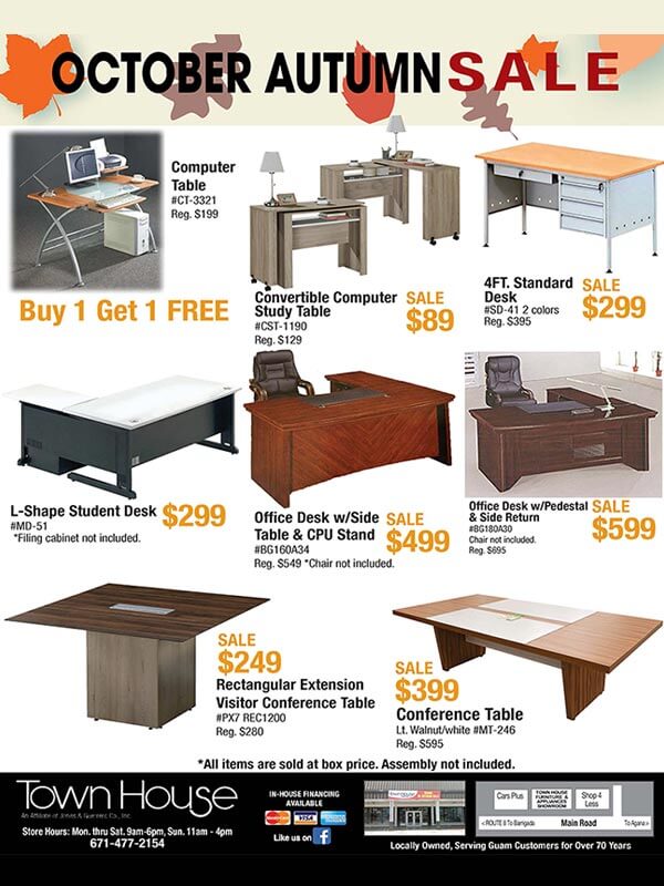 Specials Guam Town House Furniture